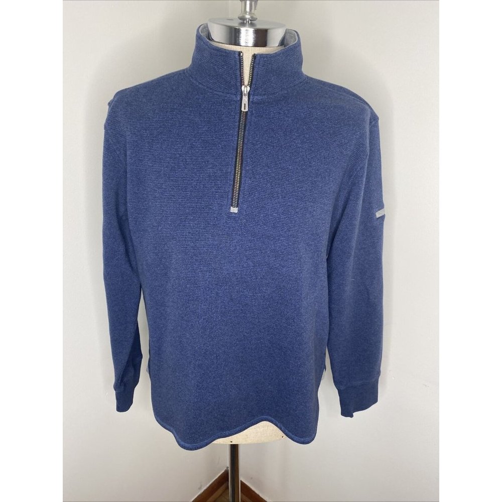 Robert Graham Men’s Classic Fit 100% Cotton 1/4 Zip Pullover Shirt Sz M Sweater - Picture 1 of 8